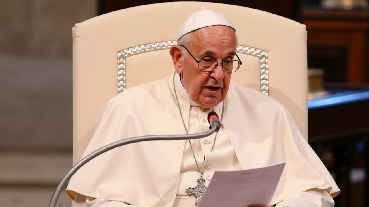 Pope Francis Condemns Failures in Middle East Peace Efforts