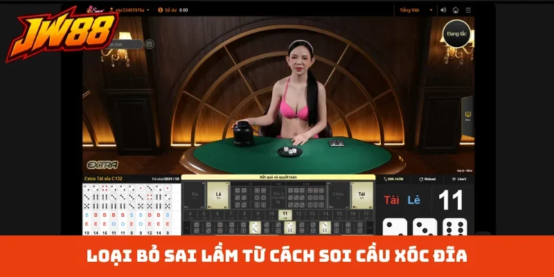 Loại bỏ sai lầm từ cách soi cầu xóc đĩa