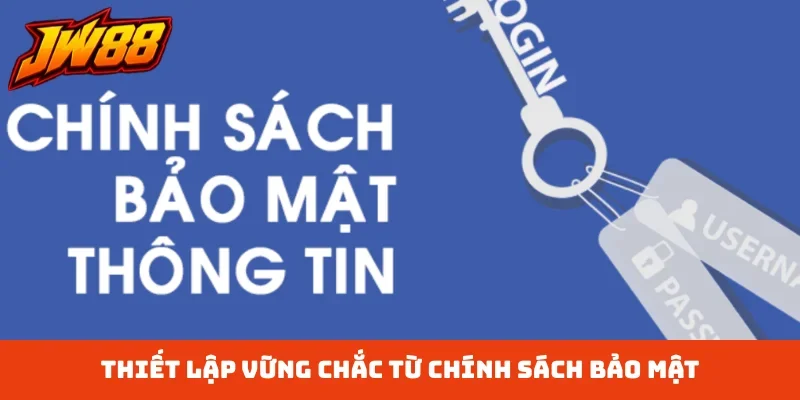 Thiết lập vững chắc từ chính sách bảo mật