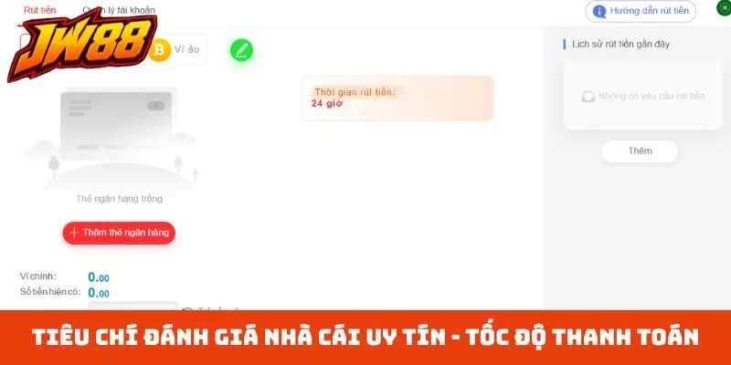 Tiêu chí đánh giá nhà cái uy tín - Tốc độ thanh toán